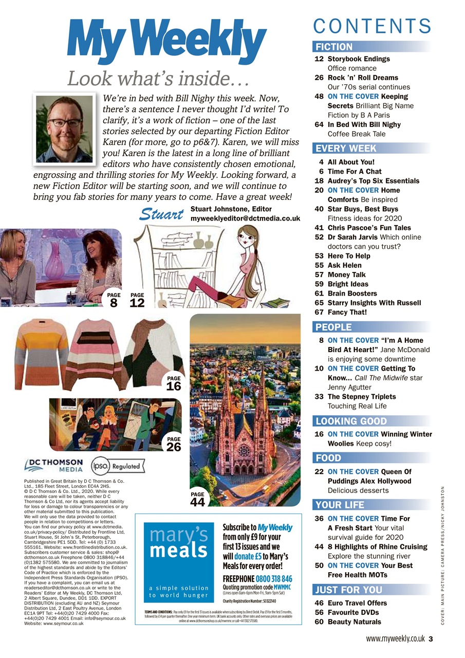 My Weekly Preview Pages