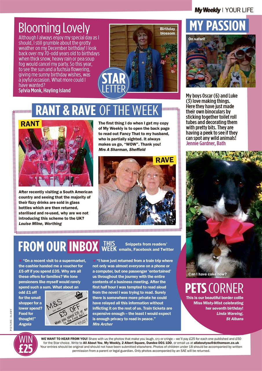 My Weekly Preview Pages