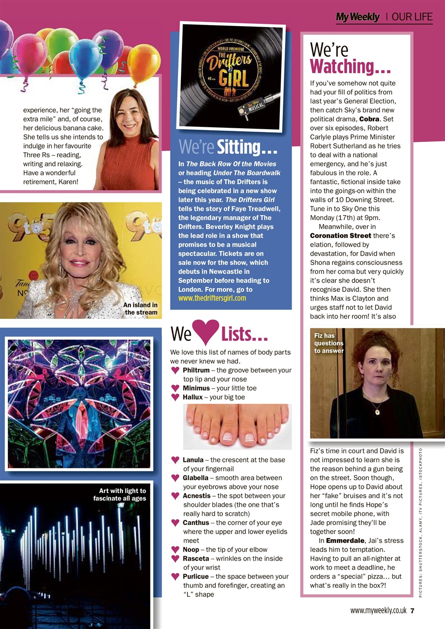 My Weekly Preview Pages