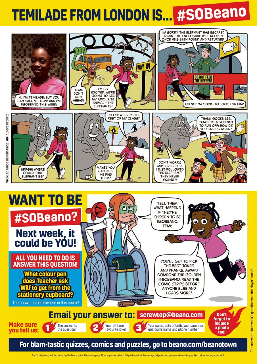 Beano Preview Pages