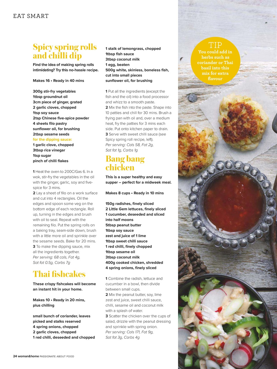 Woman & Home Feel Good Food Preview Pages