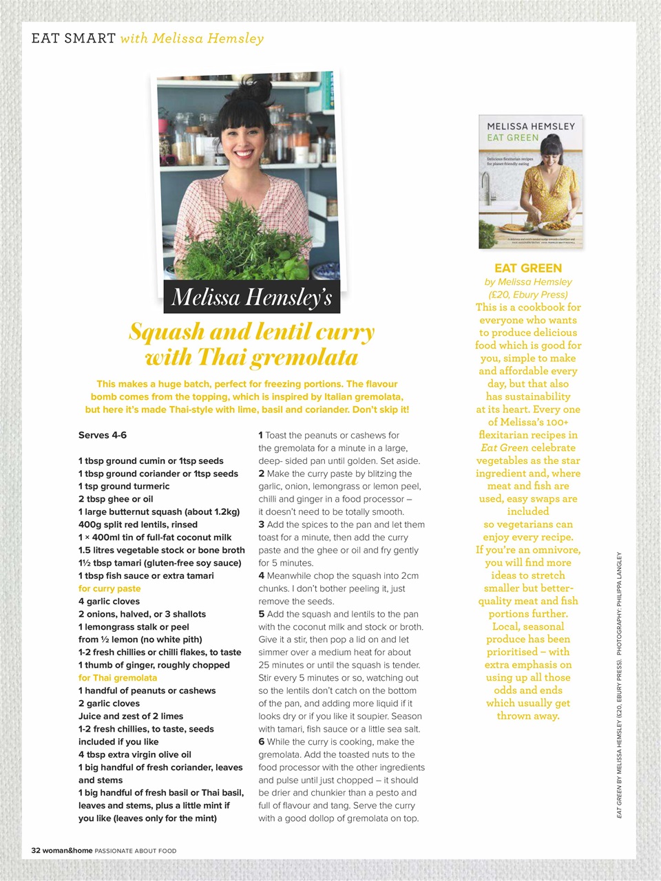 Woman & Home Feel Good Food Preview Pages