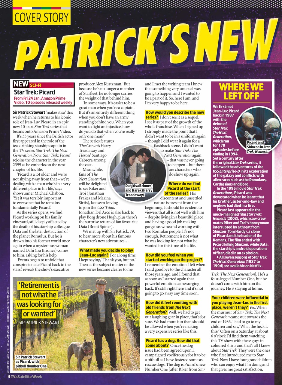 TV & Satellite Week Preview Pages
