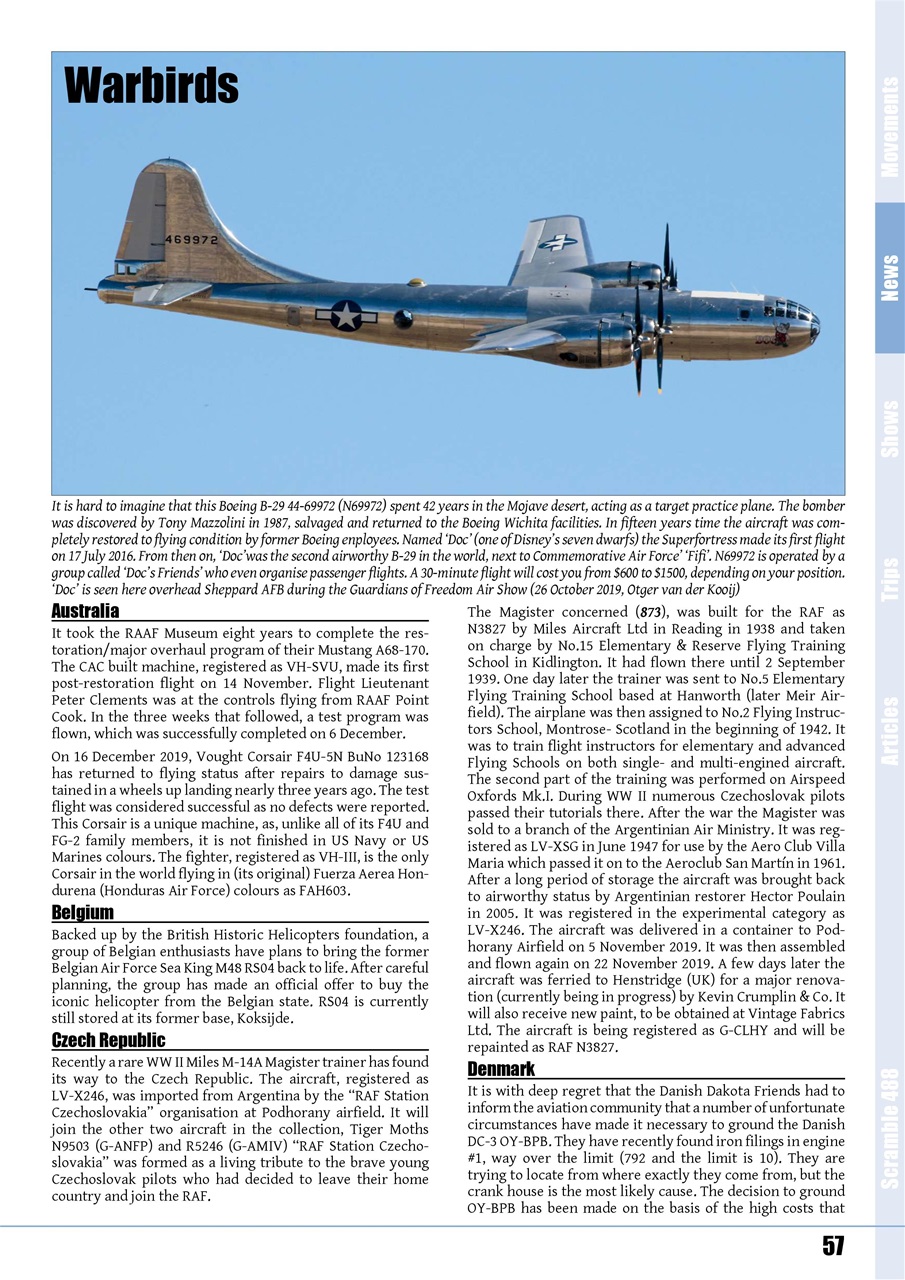 Scramble Magazine Preview Pages
