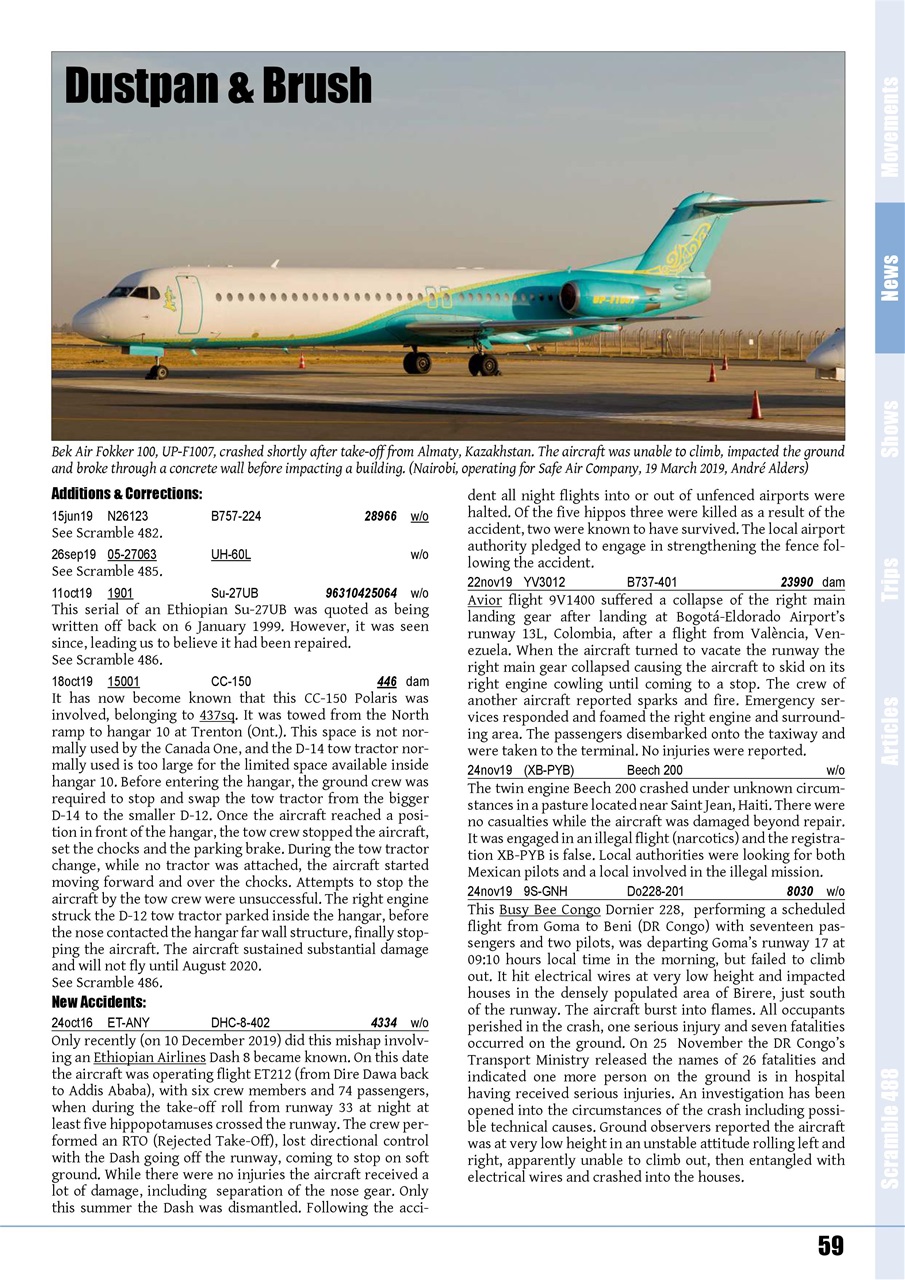 Scramble Magazine Preview Pages