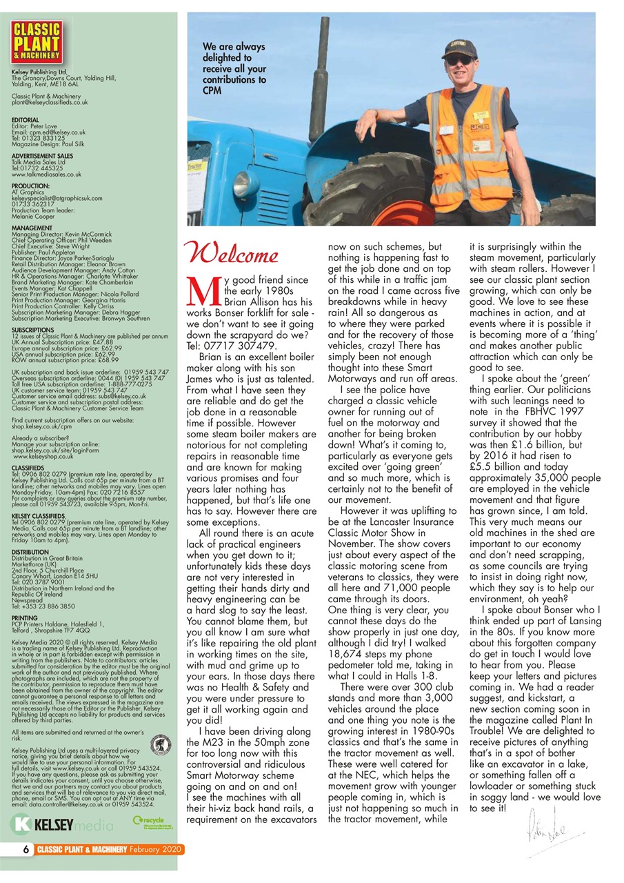 Classic Plant & Machinery Preview Pages