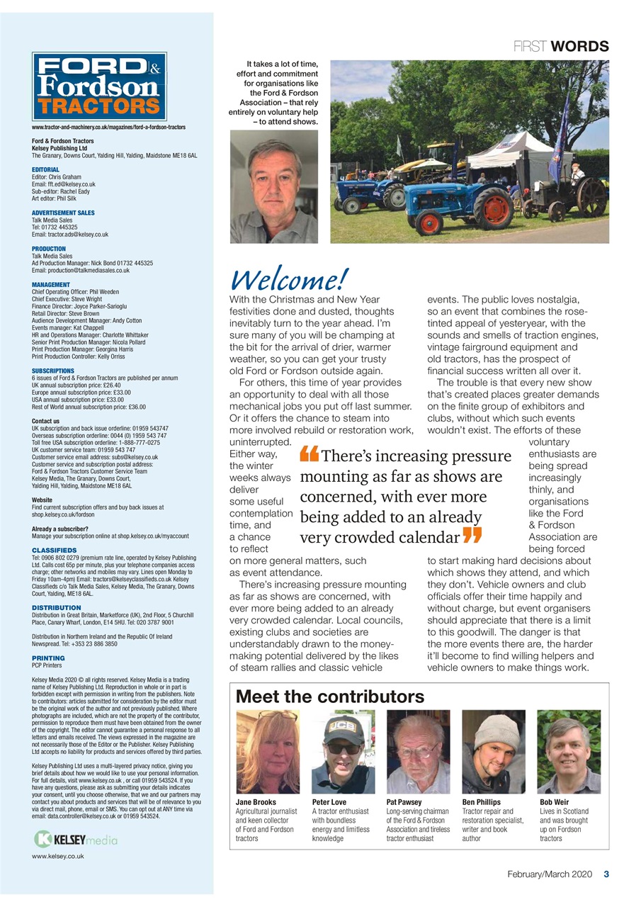 Ford & Fordson Preview Pages