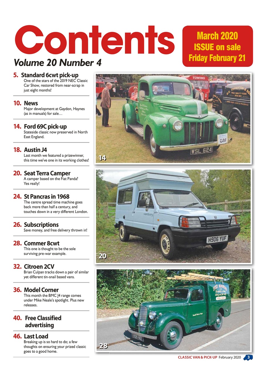 Classic Van & Pick-up Preview Pages