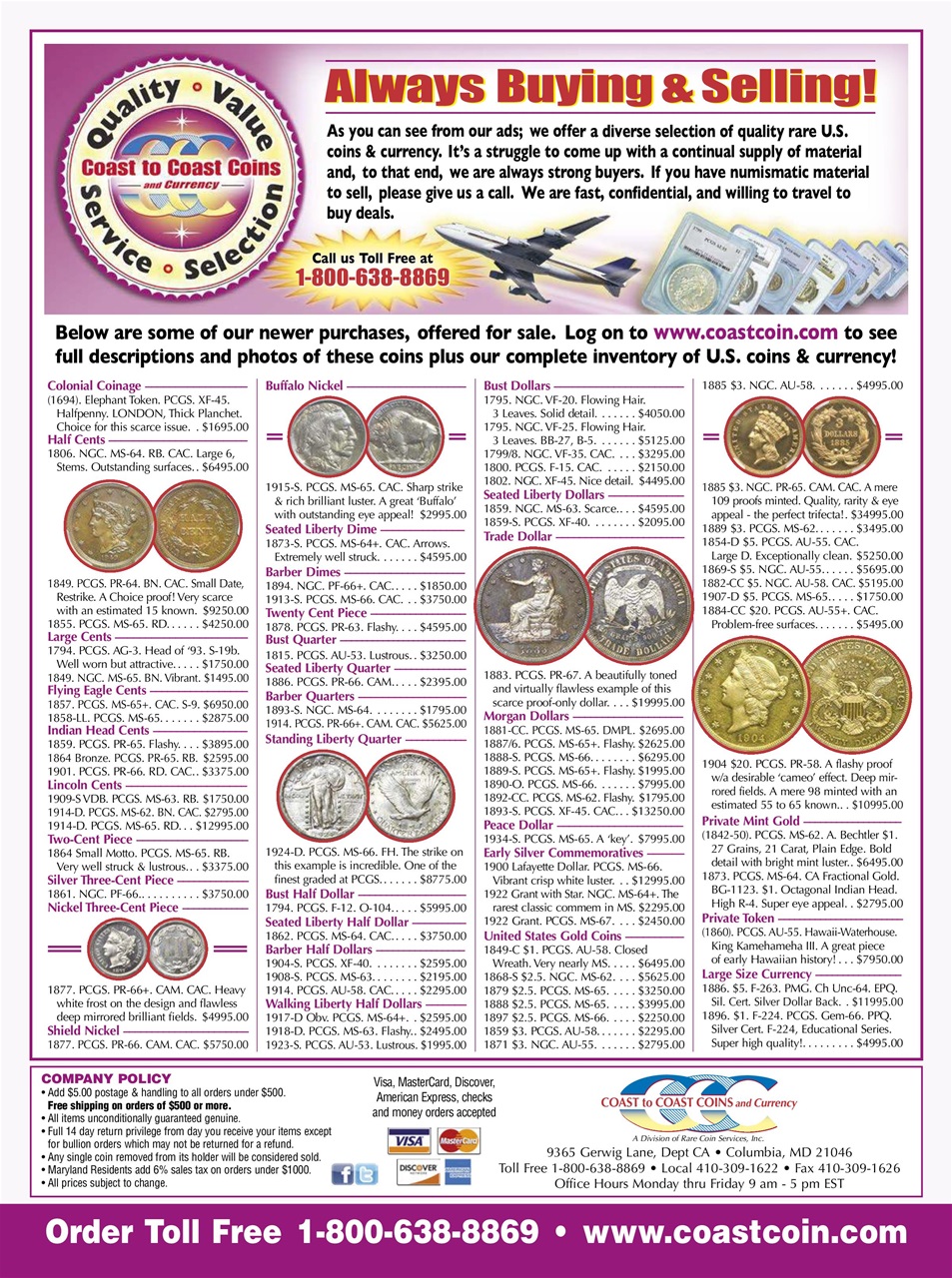 COINage Magazine Preview Pages