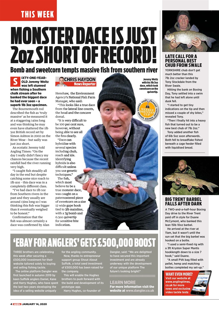 Angling Times Preview Pages