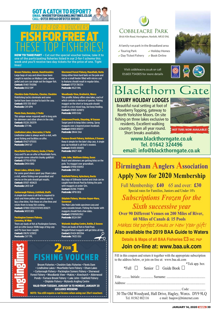 Angling Times Preview Pages