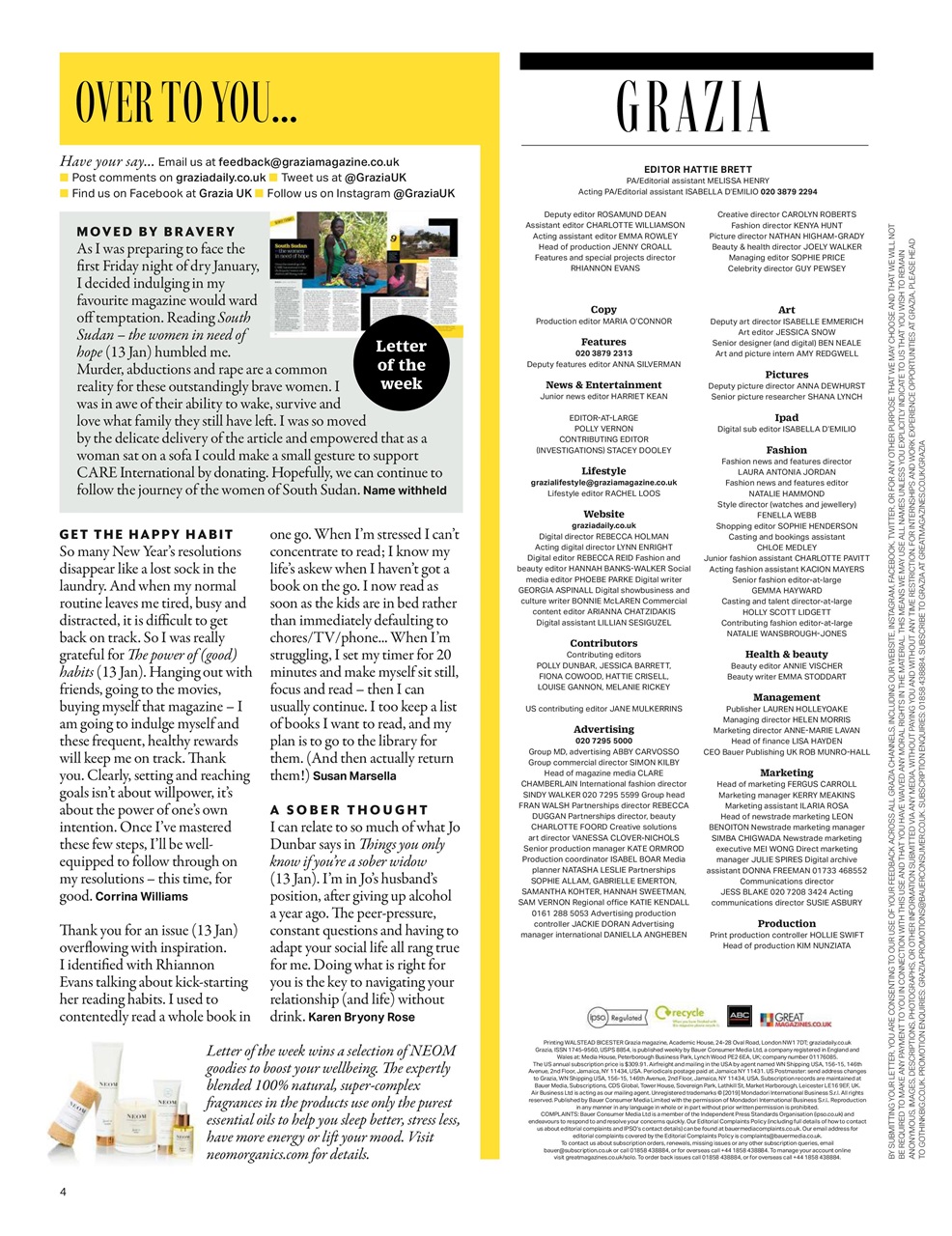 Grazia Preview Pages