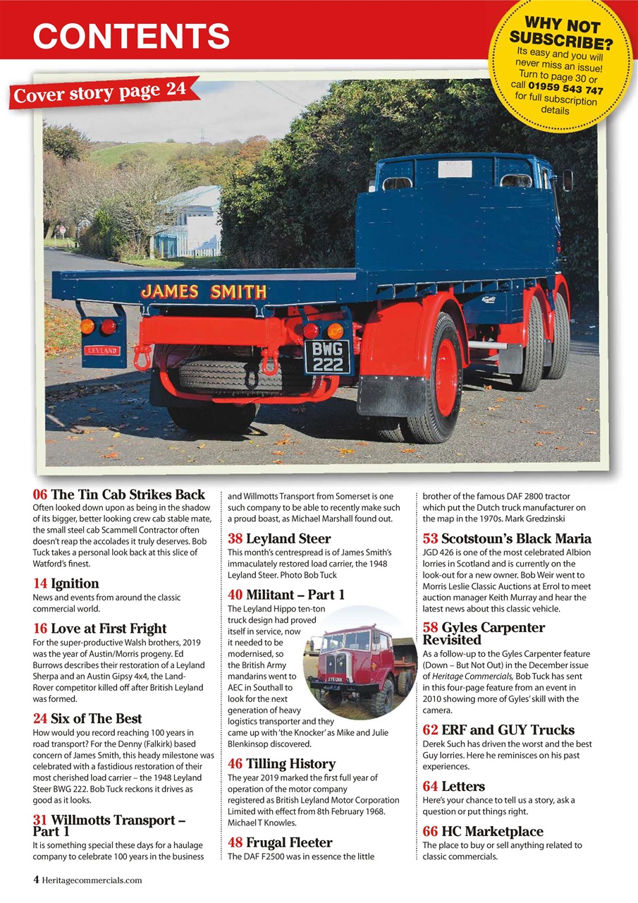Heritage Commercials Magazine Preview Pages