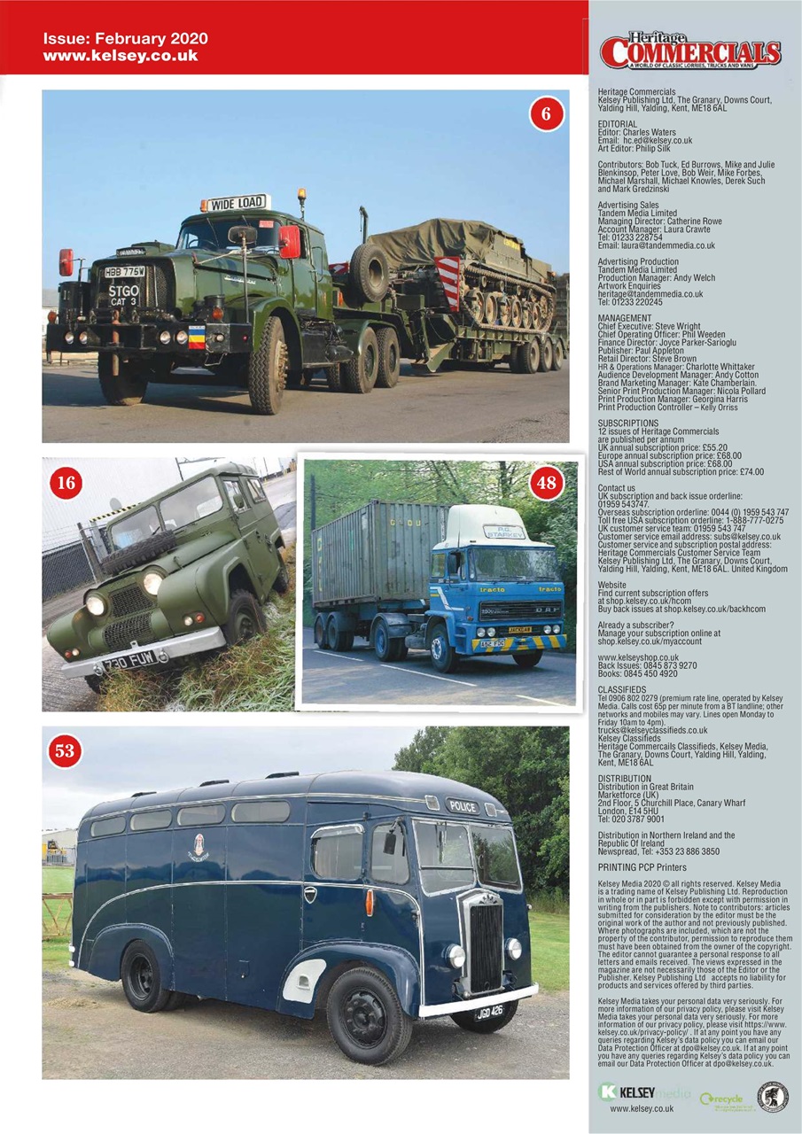 Heritage Commercials Magazine Preview Pages