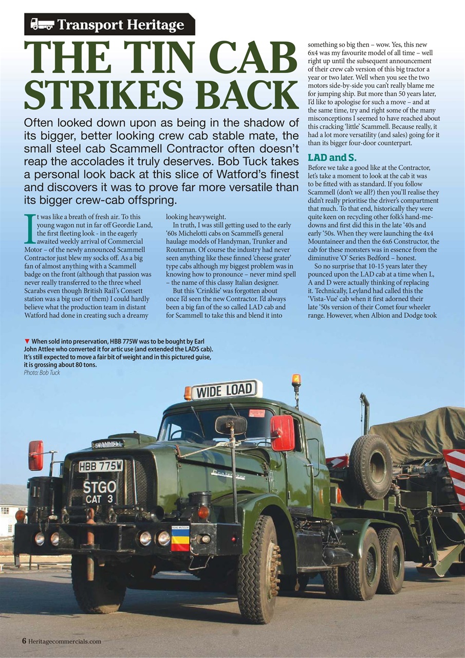 Heritage Commercials Magazine Preview Pages