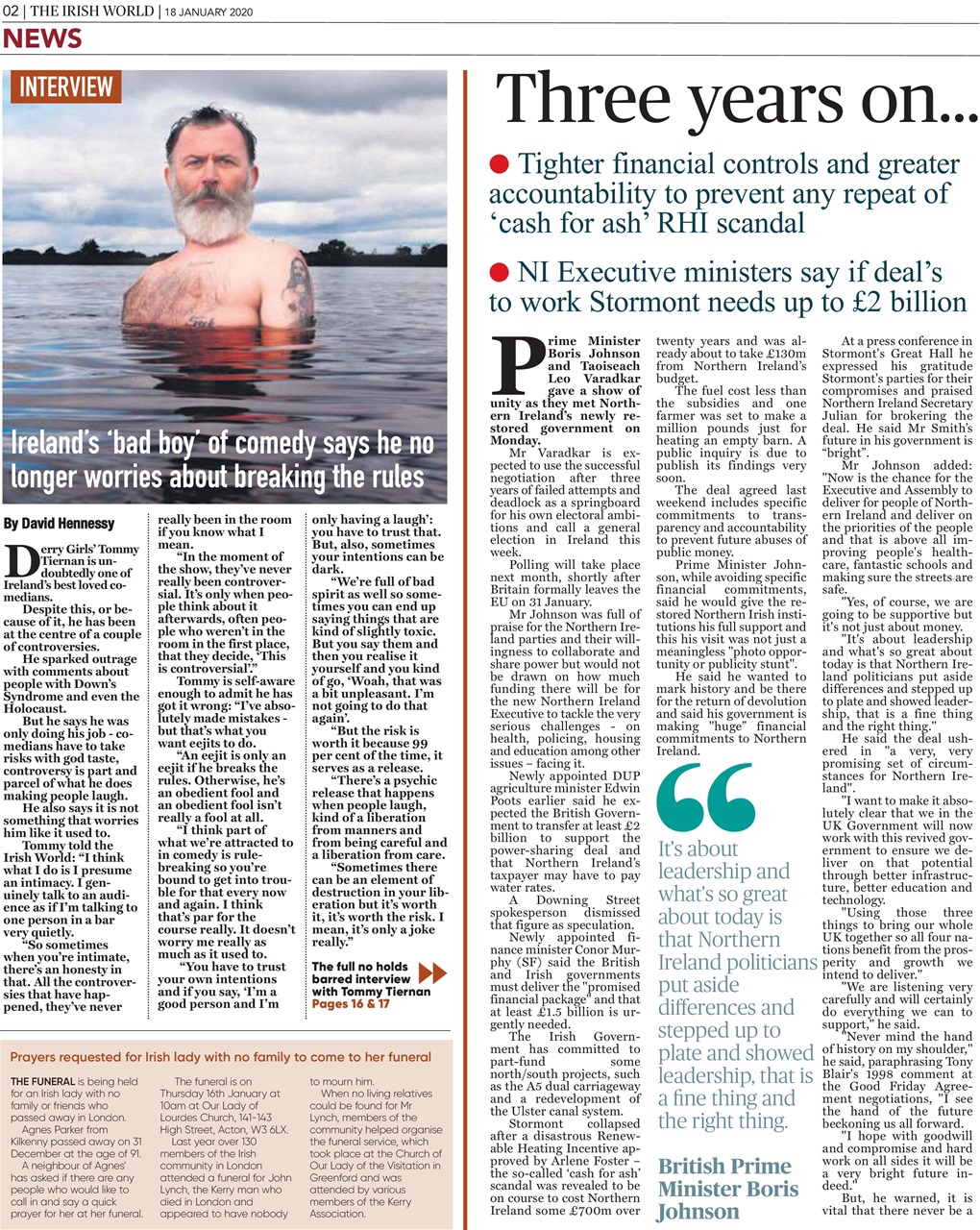 Irish World Preview Pages