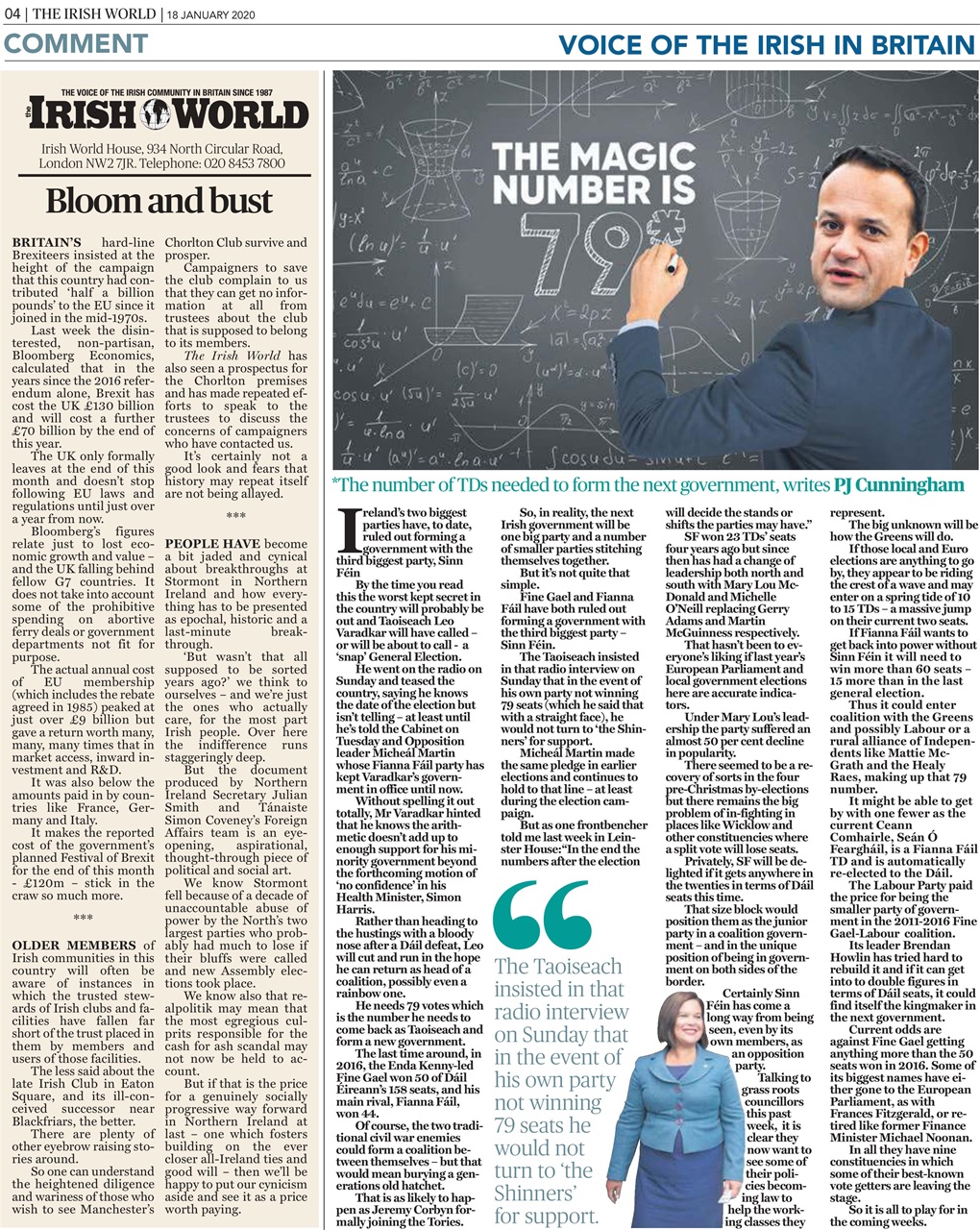 Irish World Preview Pages