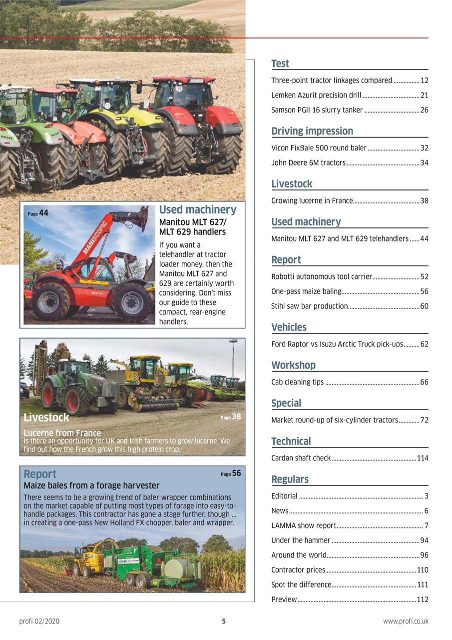 Profi International Preview Pages