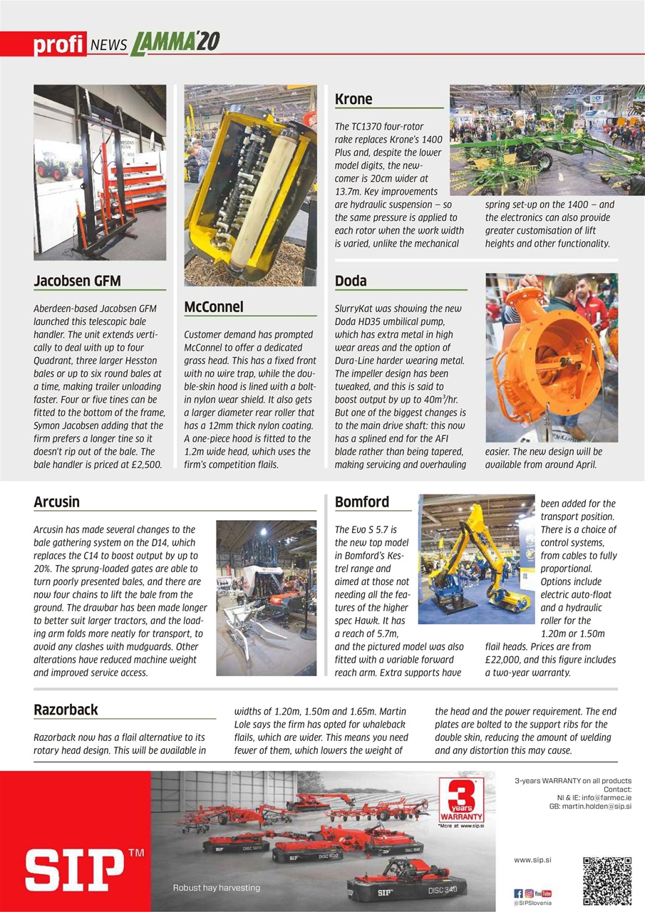 Profi International Preview Pages