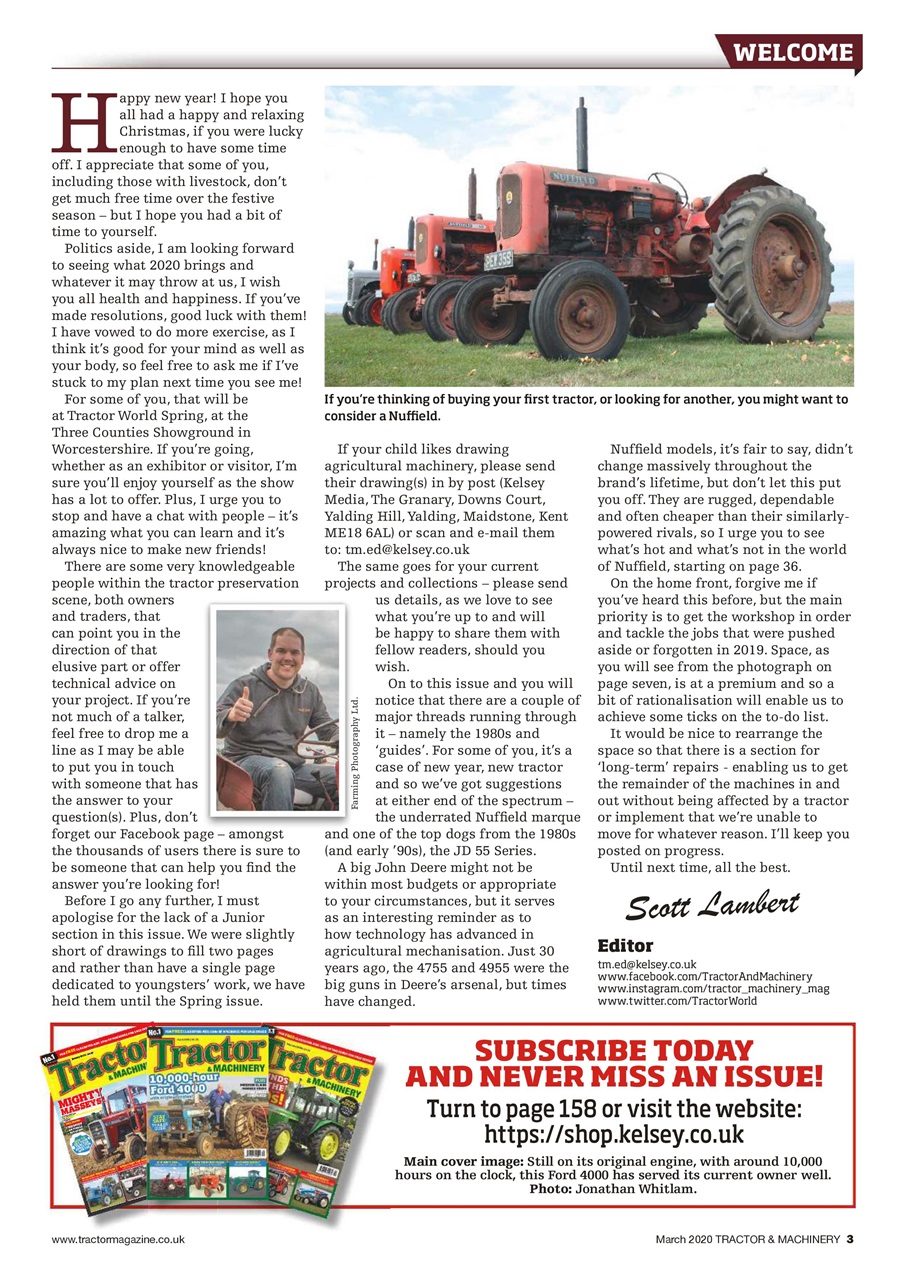 Tractor & Machinery Preview Pages