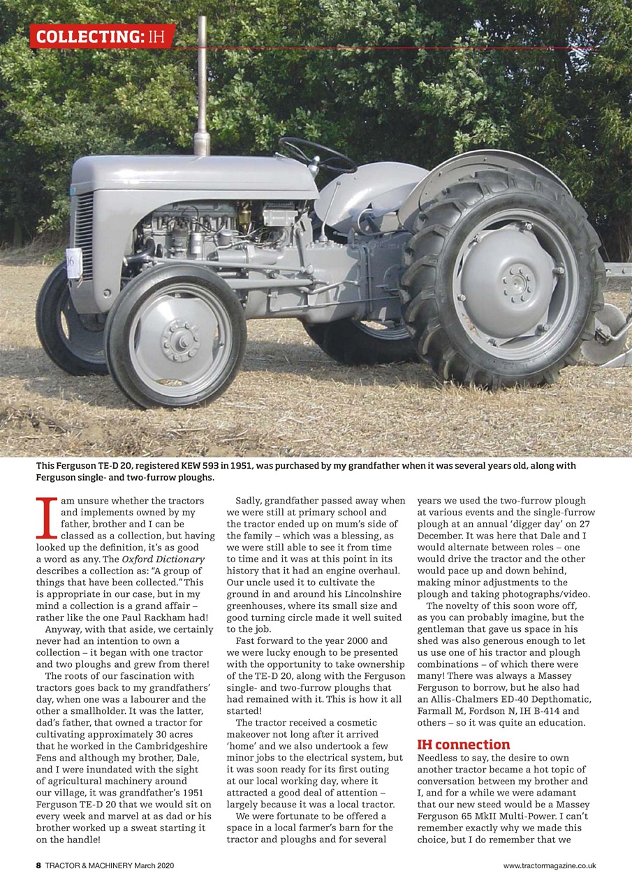 Tractor & Machinery Preview Pages