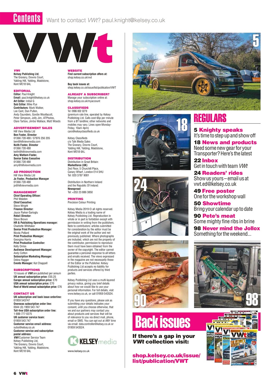 VWt Magazine Preview Pages