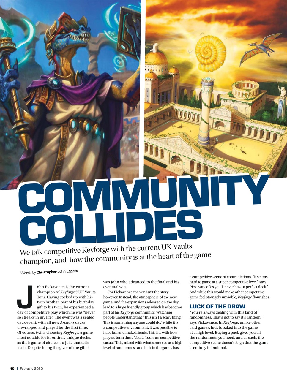 Tabletop Gaming Preview Pages