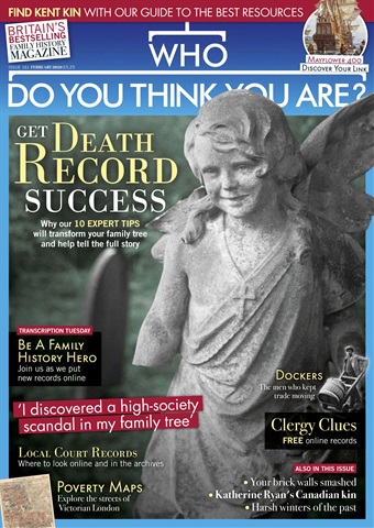 Who Do You Think You Are? issue February 2020
