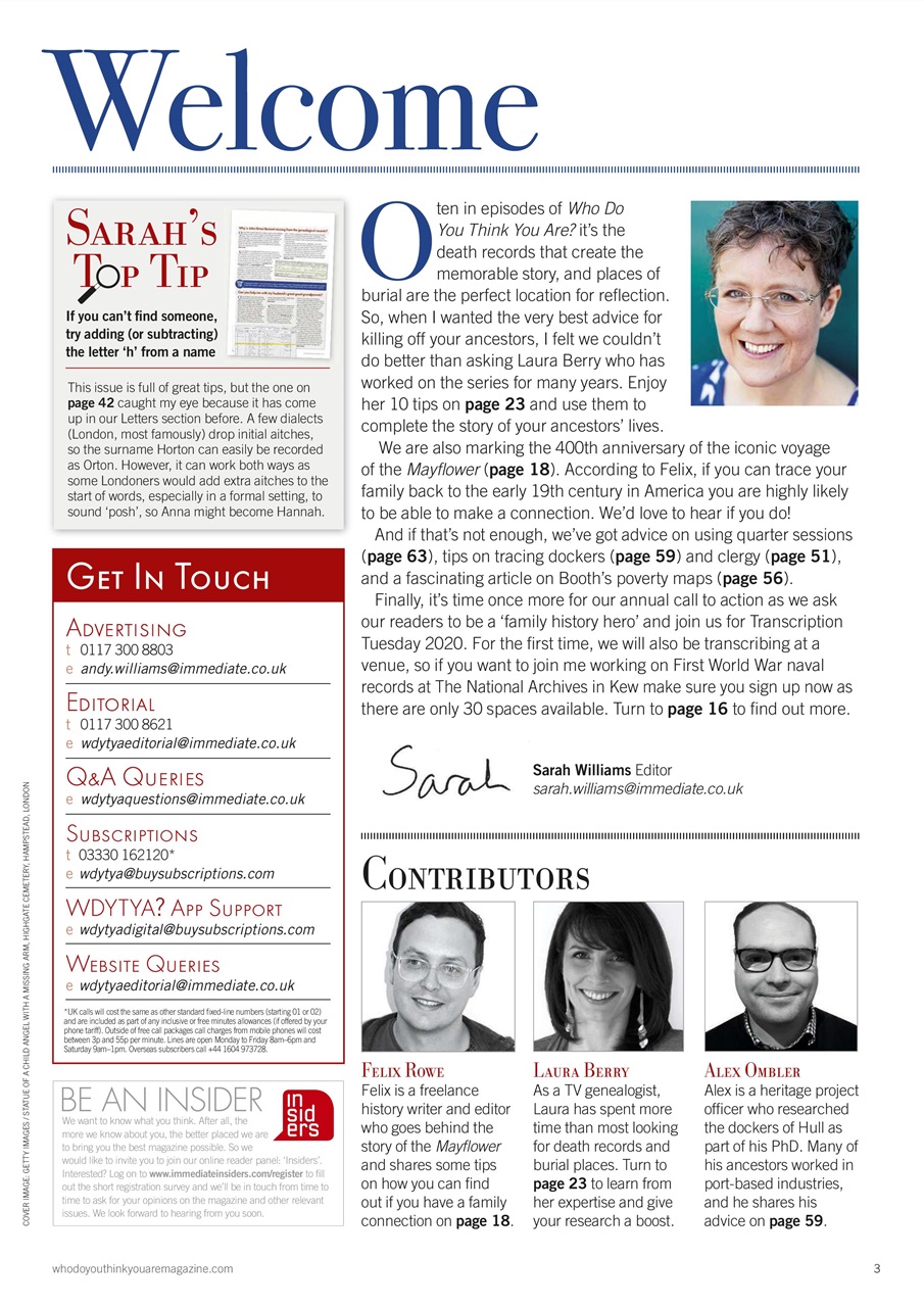 Who Do You Think You Are? Preview Pages