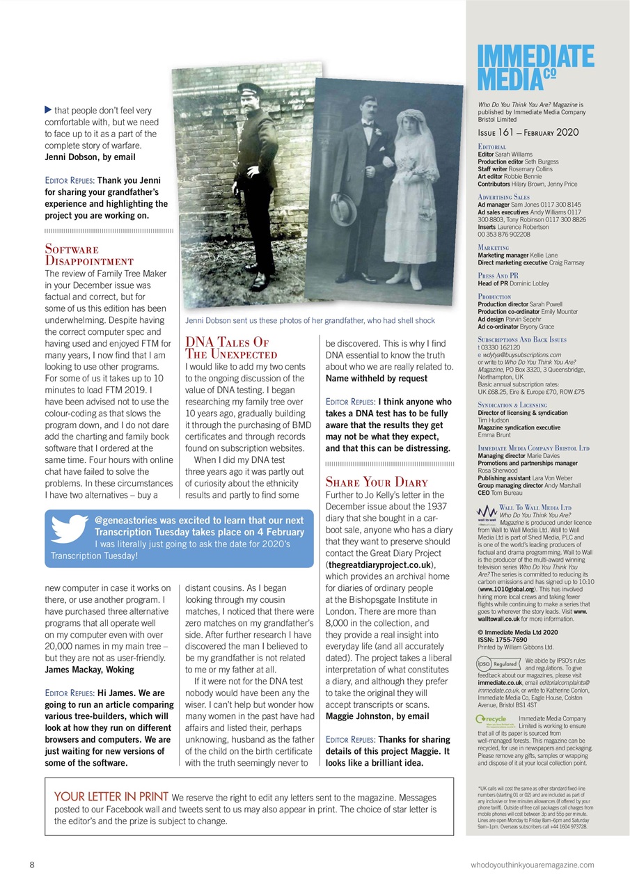 Who Do You Think You Are? Preview Pages