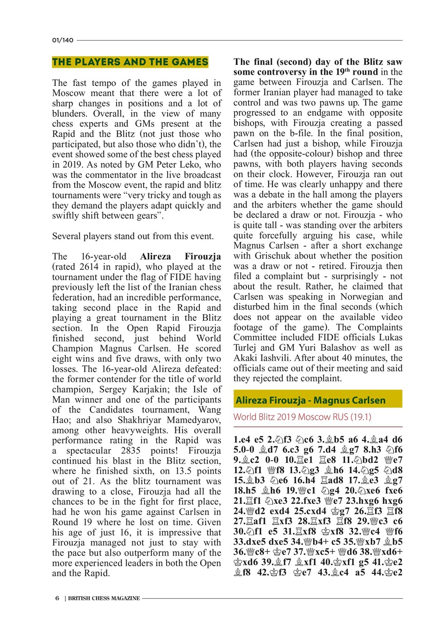 British Chess Magazine Preview Pages