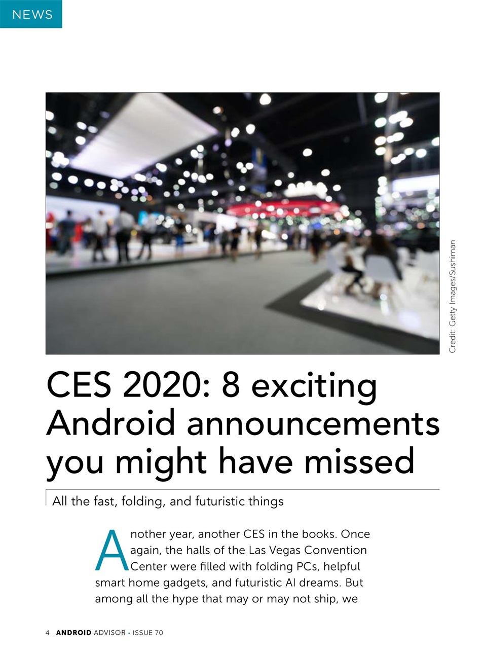 Android Advisor Preview Pages