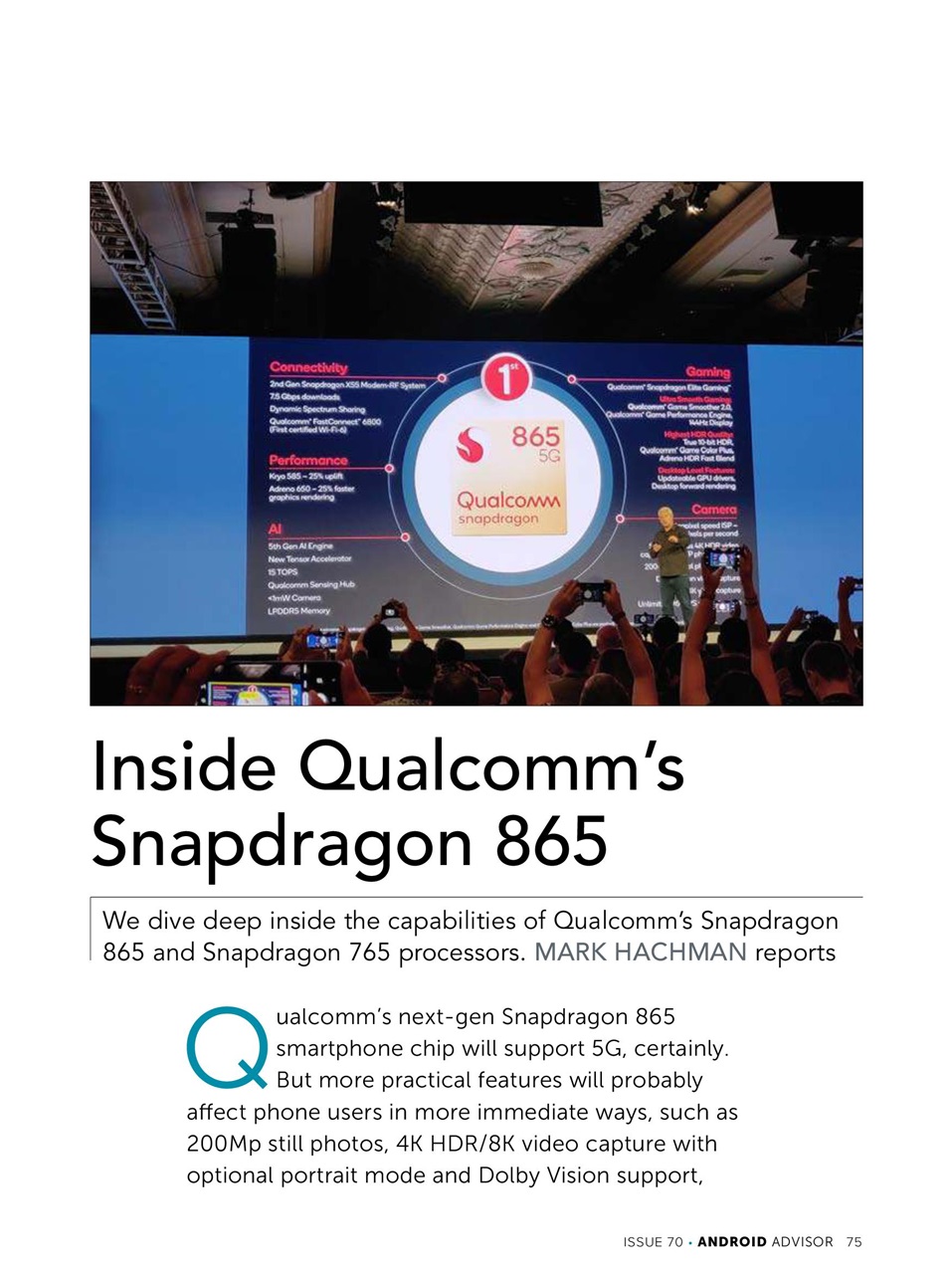 Android Advisor Preview Pages
