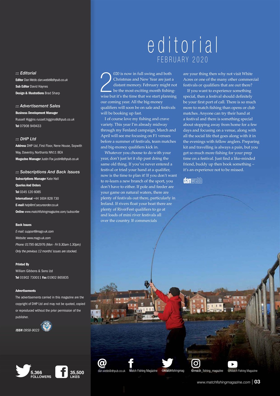 Match Fishing Preview Pages