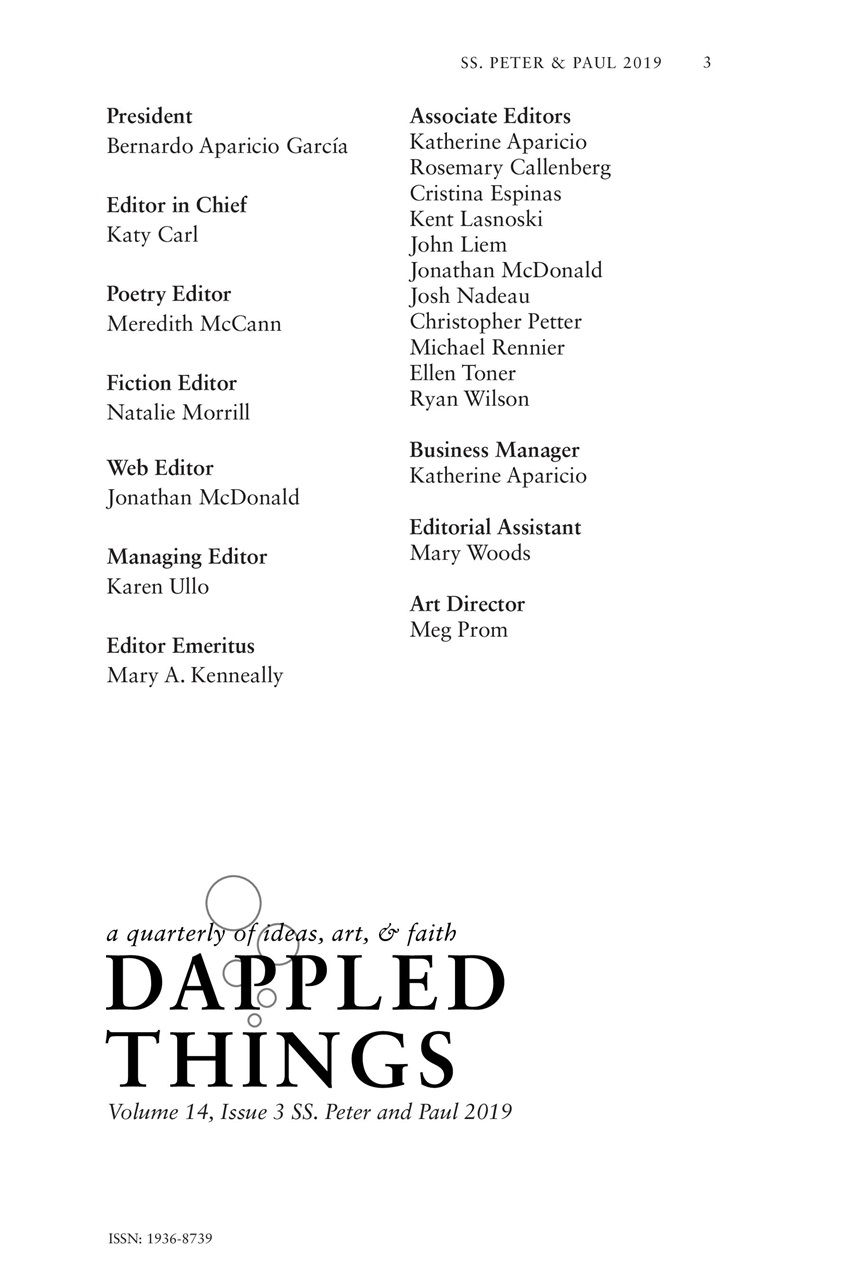 Dappled Things Preview Pages