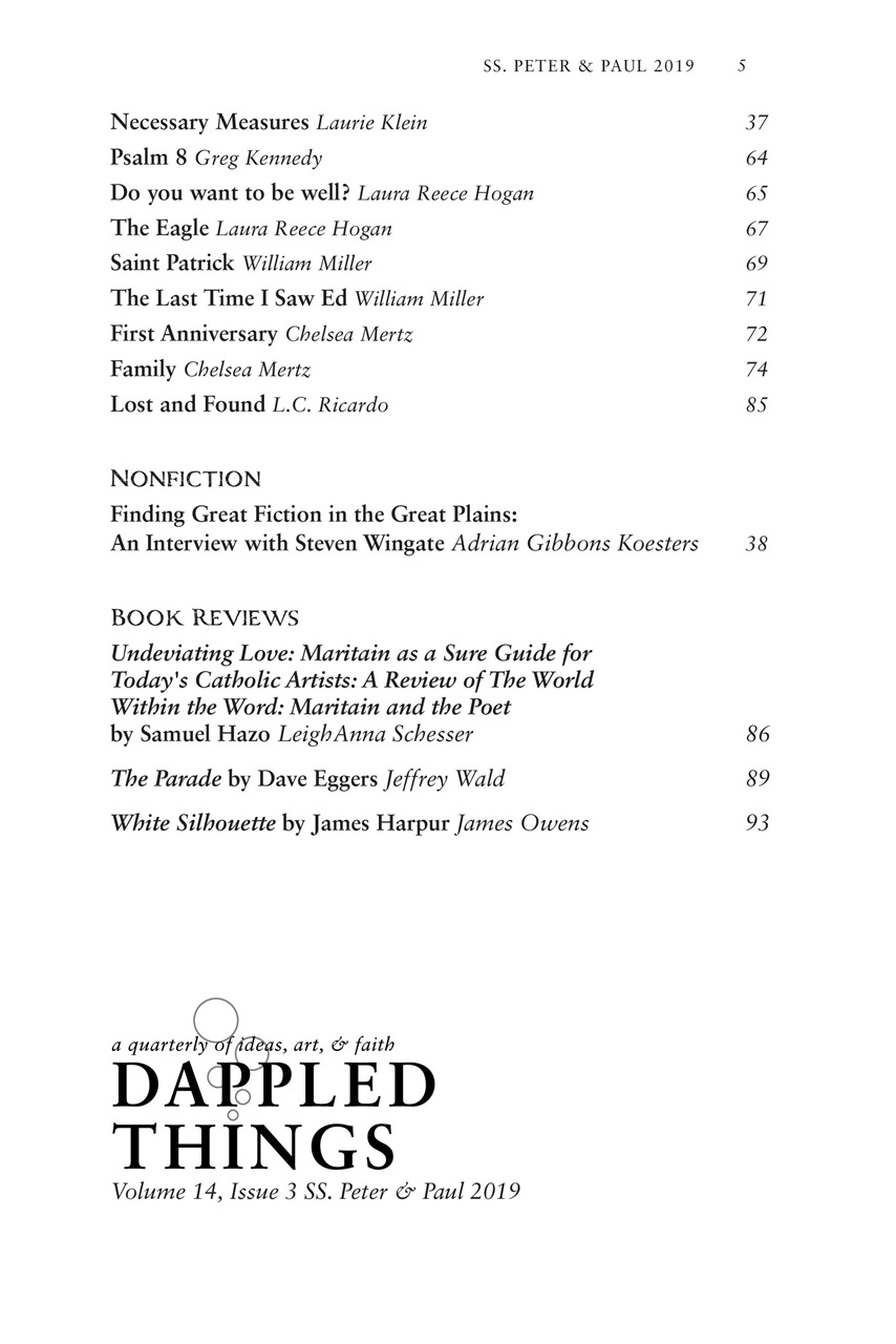 Dappled Things Preview Pages