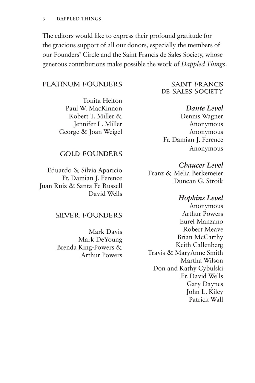 Dappled Things Preview Pages