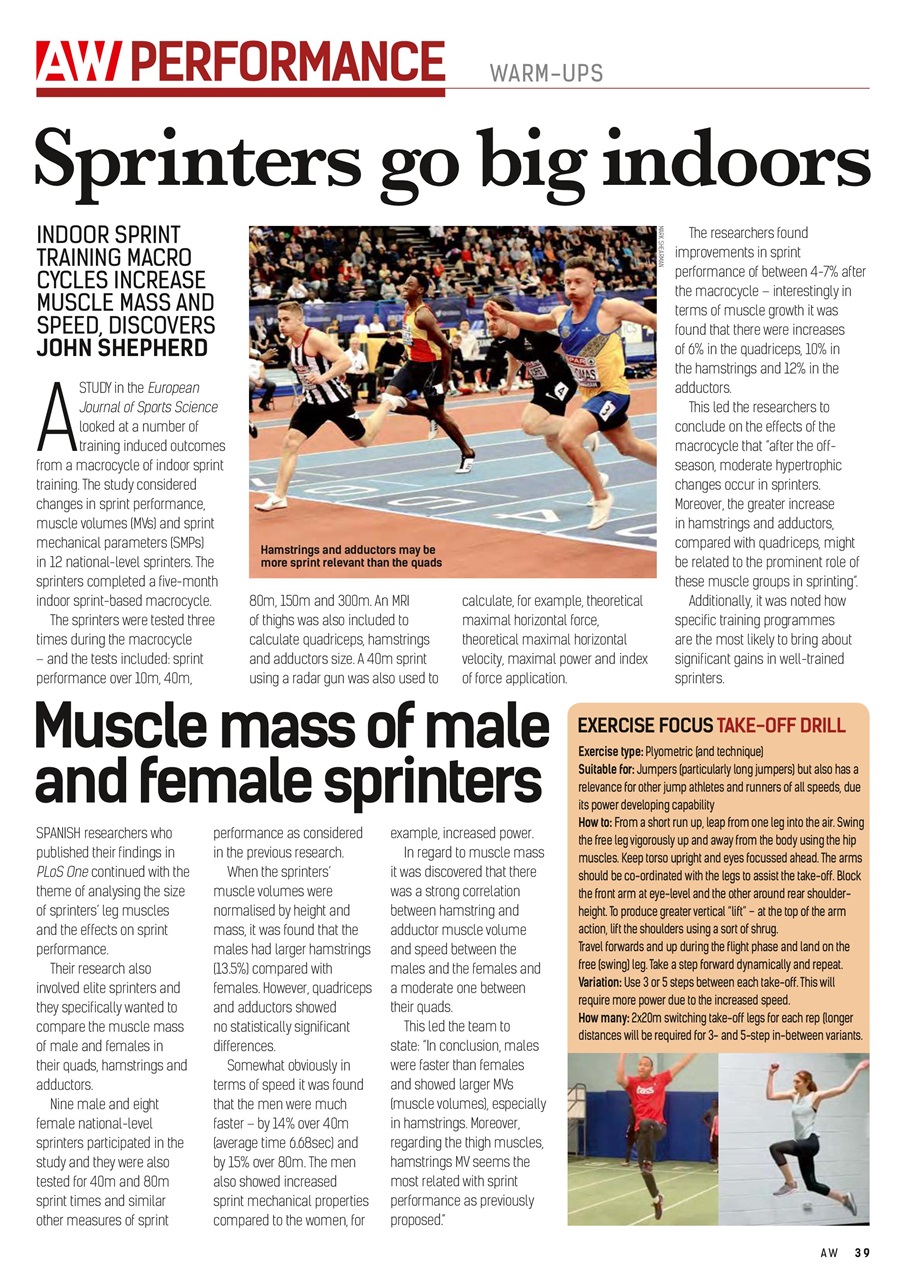 AW – Athletics Weekly Magazine Preview Pages