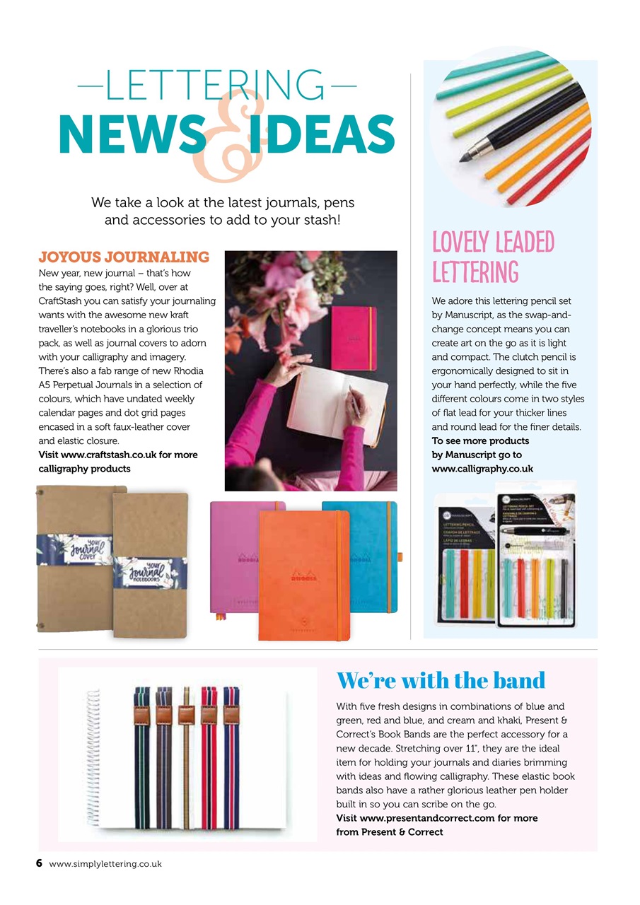 Simply Lettering Preview Pages