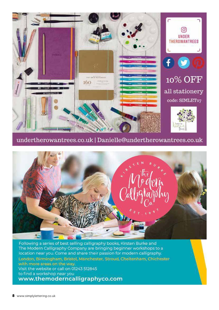 Simply Lettering Preview Pages