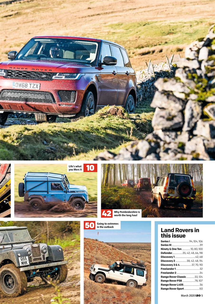 Land Rover Owner Preview Pages
