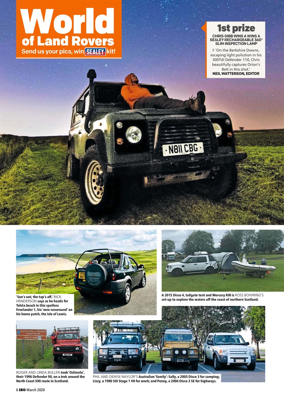 Land Rover Owner Preview Pages