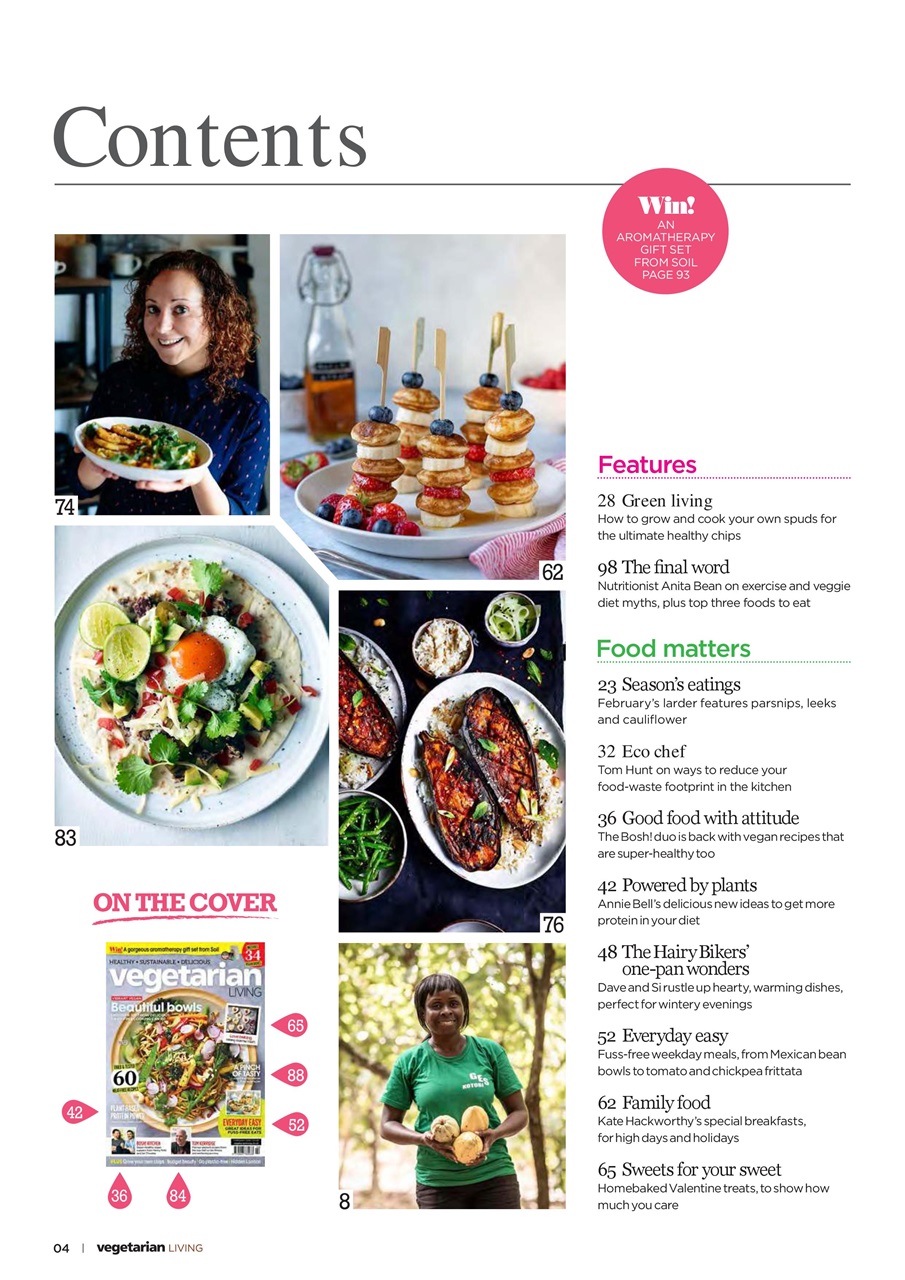 Vegetarian Living Preview Pages