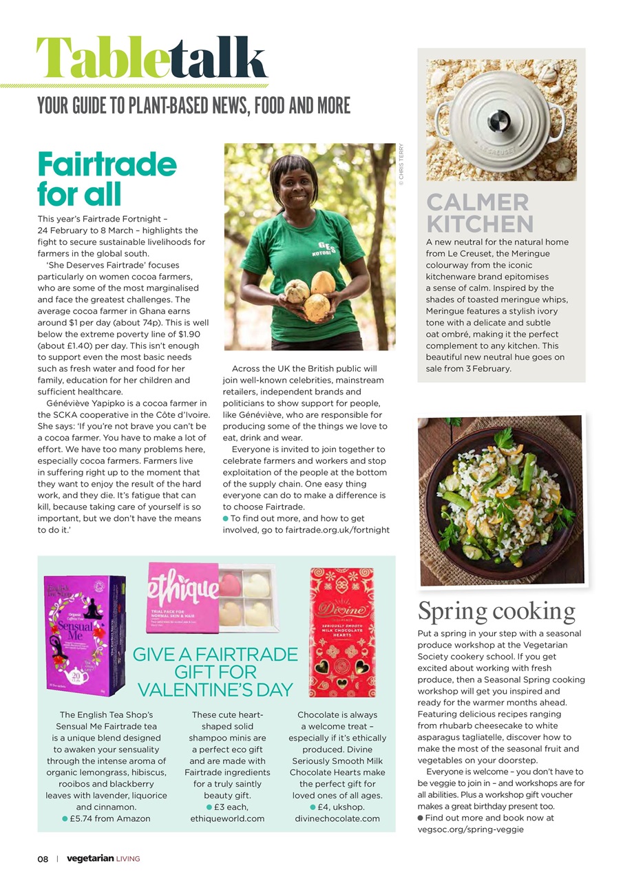 Vegetarian Living Preview Pages