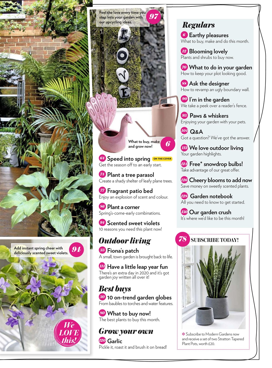 Modern Gardens Preview Pages