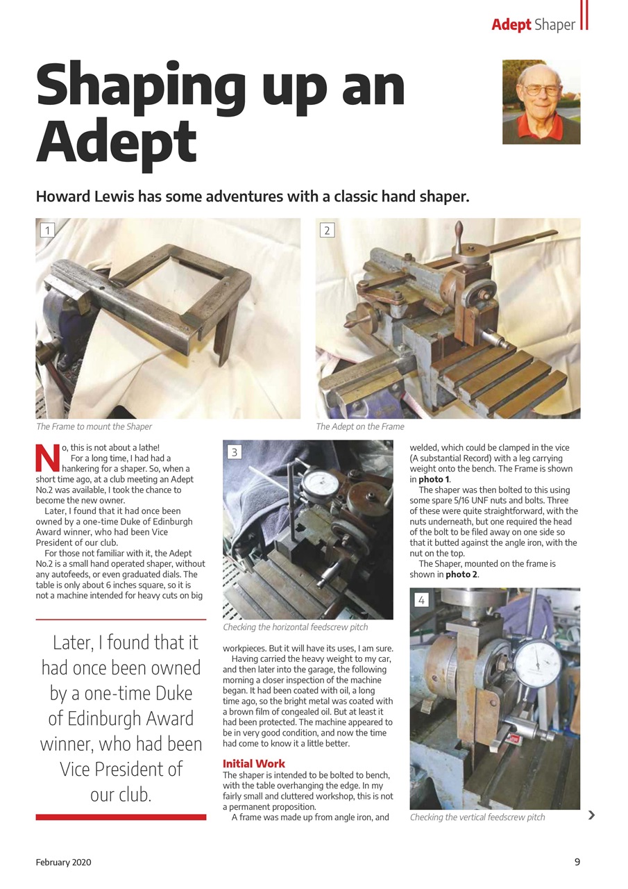 Model Engineer & Workshop Magazine Preview Pages