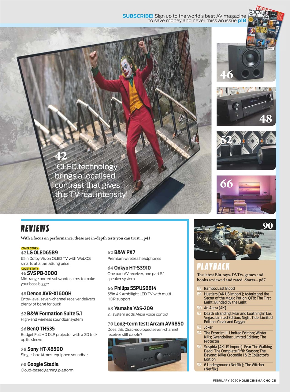 Home Cinema Choice Preview Pages