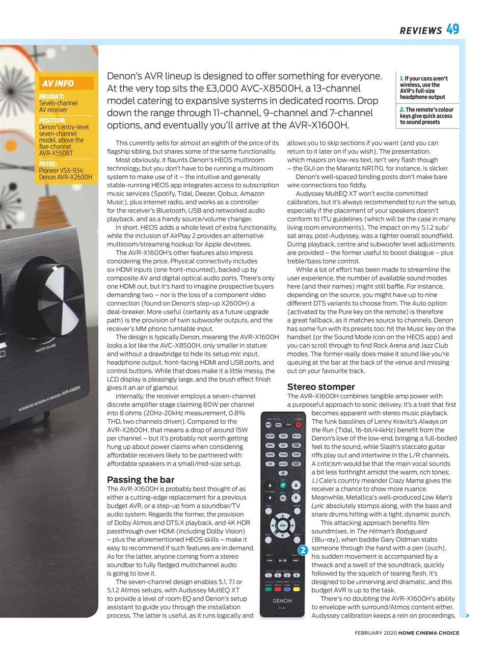 Home Cinema Choice Preview Pages