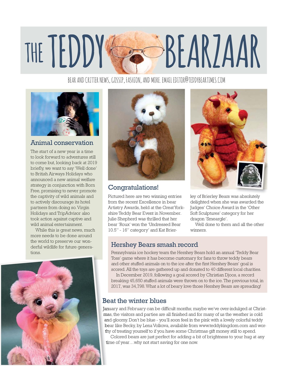 Teddy Bear Times Preview Pages