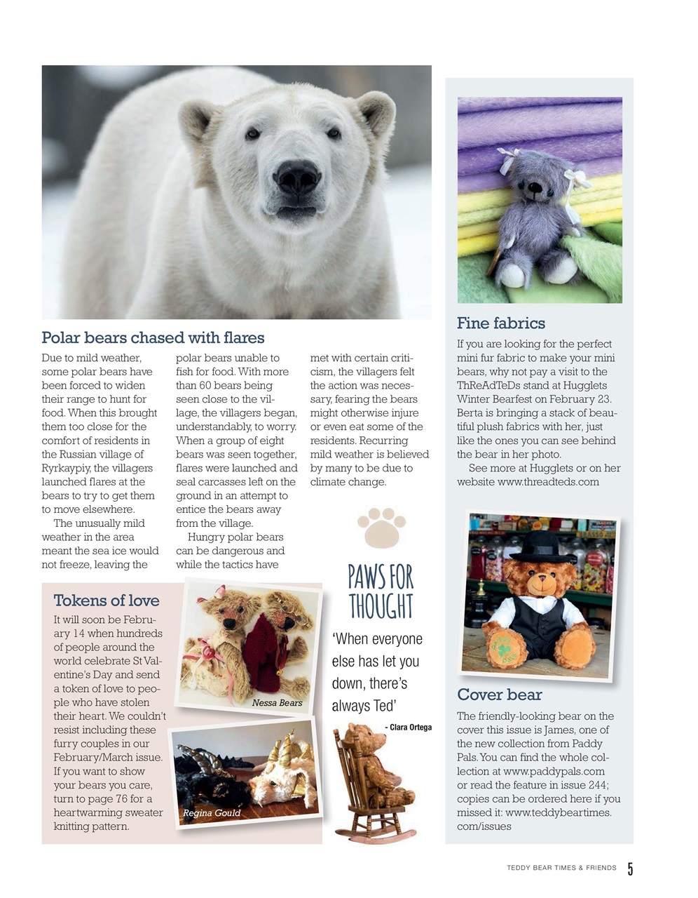 Teddy Bear Times Preview Pages